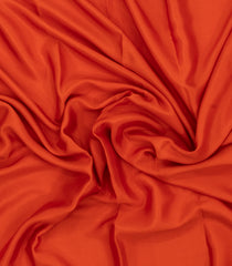 Red Woven Mysore Silk Saree With Contrast Border-MS3757