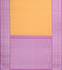 Sandal Handloom Korvai Kanchipuram Silk Saree With Half Diamond Motifs-KA14731