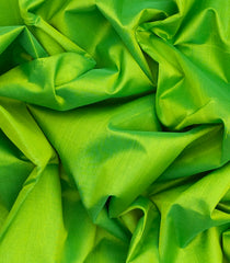 Neon Green Handloom 9 Yards Korvai Silk Cotton Saree With Contrast Border-SC3791
