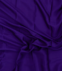 Purple Woven Mysore Silk Saree With Mango Border-MS3375