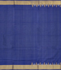 Dark Blue Handloom Uppada Silk Saree With Meena Floral Motifs-UP0351