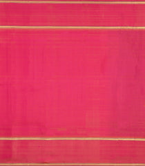 Magenta Handloom Kanchipuram Silk Saree With Zari Stripes-KA16164