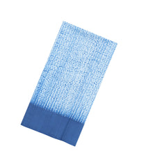 Light Blue Handloom Bengal Cotton Saree With Abstract Motifs-BGG1954