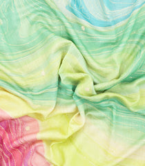 Multi Colour Printed Tussar Silk Saree With Abstract Motifs-TU3615