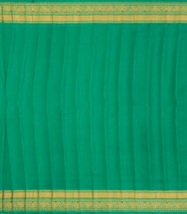 Red Handloom Gadwal SICO Saree With Cotton Body & Silk Border-GA0392
