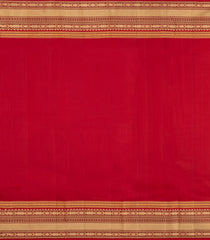 Cream Handloom Korvai Kanchipuram Silk Saree With Zari Checks-KA15408