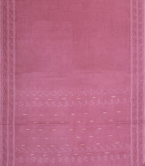 Peach Woven Tussar Silk Saree With Chevron Stripes-TU3334