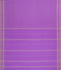 Lavender Woven Mysore Silk Saree With Pure Zari Checks-MS3298