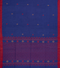 Purple Woven Tussar Silk Saree With Buttas & Contrast Border-TU3475