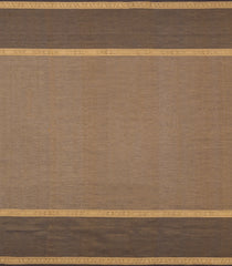 Dark Olive Handloom Silk Cotton Saree With Checks-SC4198