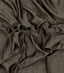 Grey Woven Chirala Cotton Saree With Contrast Border-CR1407