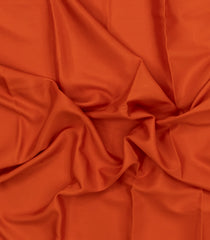 Orange Woven Mysore Silk Saree With Zari Border-MS3736