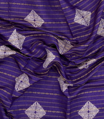 Purple Printed Art Dola Silk Saree With Zari Stripes & Border-BL5792