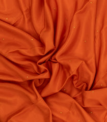 Orange Woven Mysore Silk Saree With Buttas & Contrast Border-MS3599