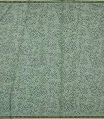 Cardamom Green Printed Art Chanderi Cotton Saree With Zari Border-SY0469