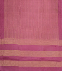 Dusty Pink Woven Tussar Silk Saree With Checks & Dotted Motifs-TU3576