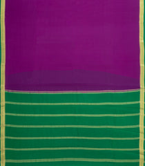 Purple Woven Mysore Silk Saree With Contrast Border-MS3718