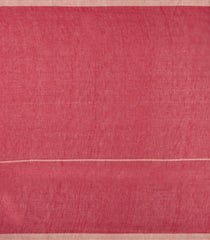 Red Handloom Bengal Cotton Saree With Buttas-BG1994