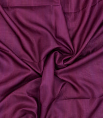 Magenta Printed Synthetic Tussar Silk Saree With Contrast Border-SY0101