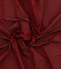 Crimson Woven Chirala Cotton Saree With Printed Floral Border-CR1373