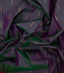 Peacock Blue Handloom Kanchipuram Silk Saree With Raindrop Buttas-KA13999