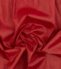 Red Handloom Kanchipuram Silk Saree With Dotted Stripes-KA15036-Red