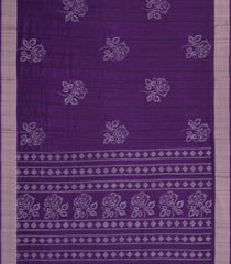 Lilac Woven Synthetics Dola Silk Saree With Zari Border-BL5259