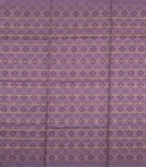 Lilac Printed Synthetic Dola Silk Saree With Zari Stripes & Border -SY0364