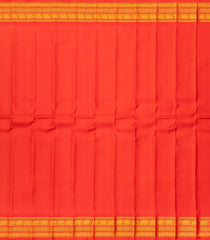 Aquamarine Handloom Gadwal Silk Saree With Buttas & Contrast Border-GA0169