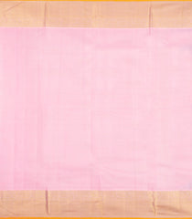Dark Magenta Handloom Korvai Kanchipuram Silk Saree With Peacock Buttas-KA16682