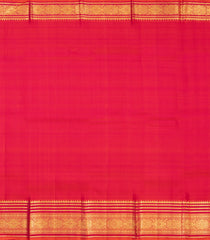 Baby Pink Handloom Korvai Kanchipuram Silk Saree With Zari Stripes-KA16586