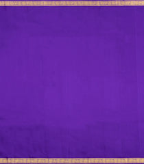 Purple Handloom Kanchipuram Silk Saree With Zari Buttas-KA16347