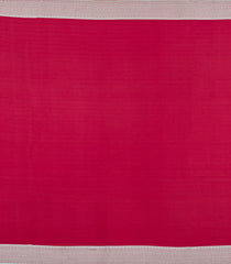 Red Woven Mysore Silk Saree With Floral Motifs-MS3406