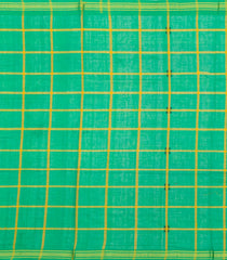 Light Green Woven Kadappa Cotton Saree With Checks-KN0742