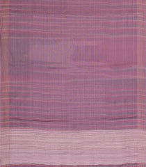 Chestnut Pink Woven Tussar Silk Saree With Stripes-TU3330