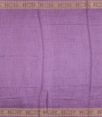 Lavender Printed Synthetic Dola Silk Saree With Zari Stripes & Border-SY0321