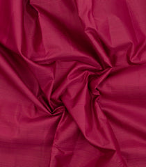 Crimson Handloom Kanchipuram 9 Yards Silk Saree With Zari Stripes-KA15390