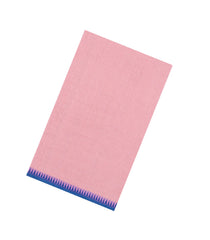 Baby Pink Woven Bengal Cotton Saree With Contrast Border-BG1907