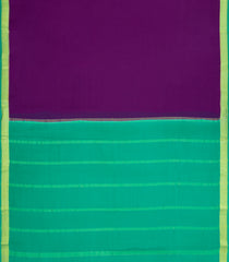 Purple Woven Mysore Silk Saree With Contrast Zari Border-MS3327