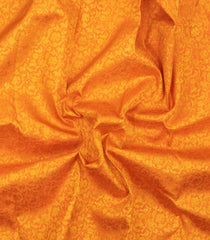 Orange Handloom Korvai Silk Pavadai & Green Blouse -PM2090
