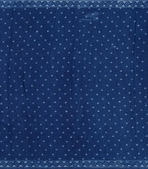 Indigo Printed Jaipur Cotton Saree With Border-JC1838