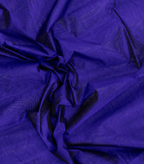 Purple Handloom Silk Cotton Saree With Contrast Border-SC4696