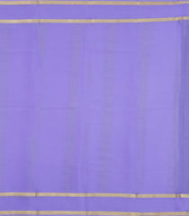 Purple Woven Mysore Silk Saree With Contrast Zari Border-MS3620