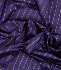 Lilac Handloom Silk Cotton Saree With Zari Stripes-SC3972