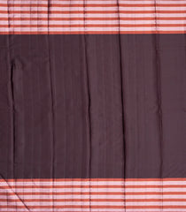 Burgundy Handloom Kanchipuram Silk Saree With Floral Buttas-KA12698