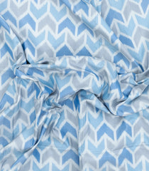 Grey Handloom Pochampally Ikat Silk Saree With Tie & Dye Motifs -IK0435