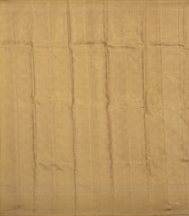 Taupe Handloom Kanchipuram Silk Saree With Zari Stripes-KA14577