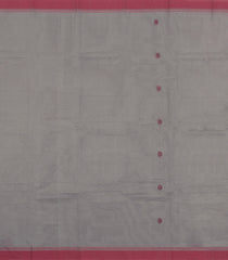 Grey Woven Rasipuram Cotton Sari With Buttas-RA2629