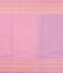Dark Purple Handloom Korvai Kanchipuram Silk Saree With Stripes-KA15731