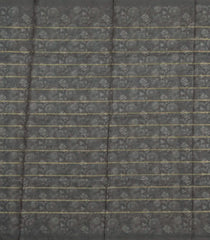 Shadow Green Printed Synthetic Dola Silk Saree With Checks & Floral Border-SY0370